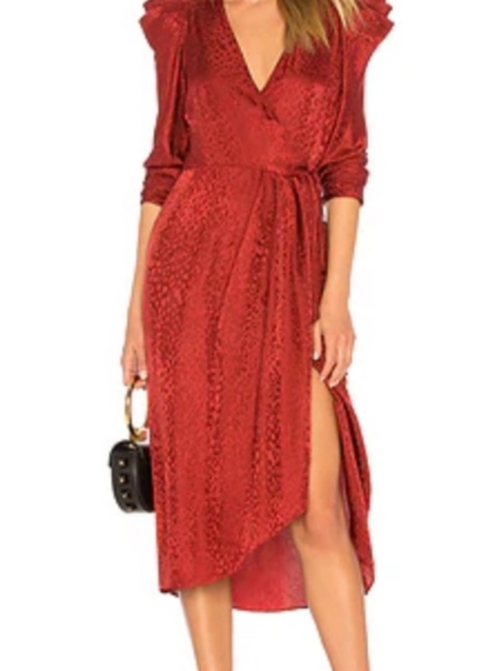 ALC Carolina Red Wrap Dress